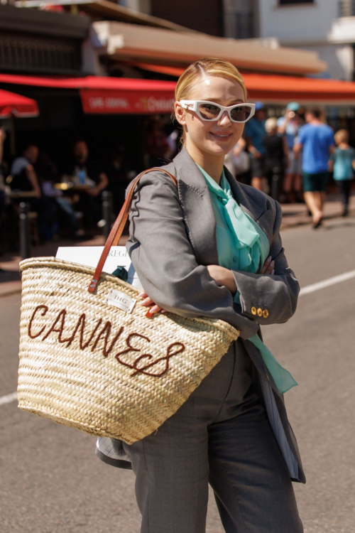 Maria Bakalova Arrives at Hotel Martinez in Cannes