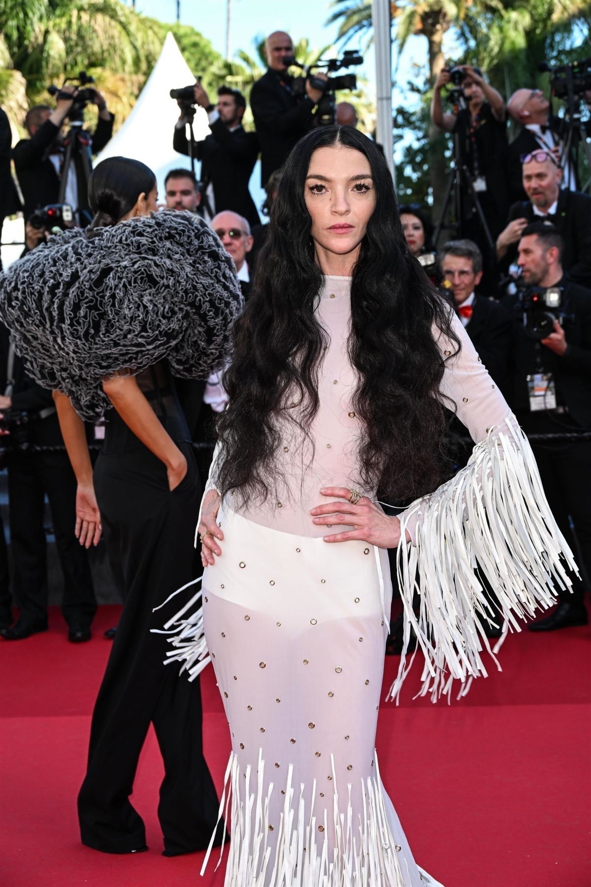 Mariacarla Boscono at The Count of Monte Cristo Premiere at 77th Cannes Film Festival