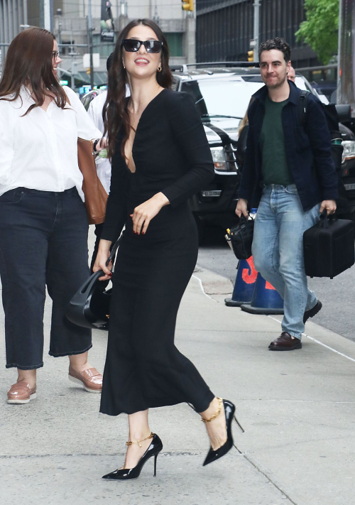 Marisa Abela Arrives at Late Show with Stephen Colbert in New York 2