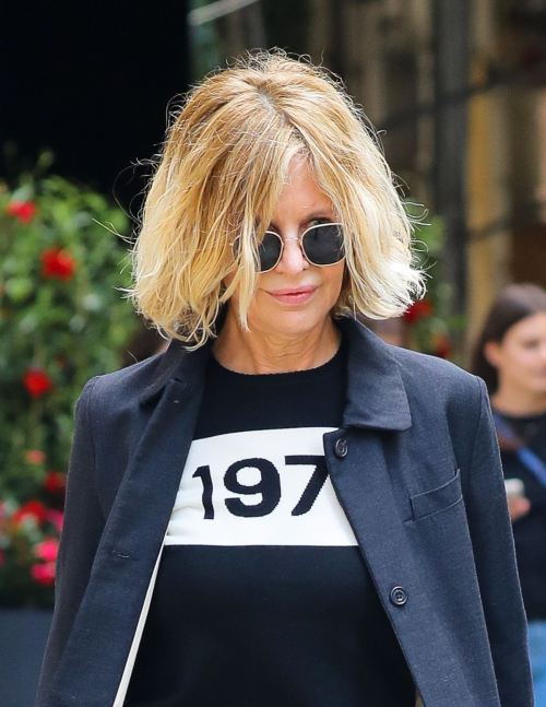 Meg Ryan Leaves Carlyle Hotel After Met Gala Fitting in New York 2