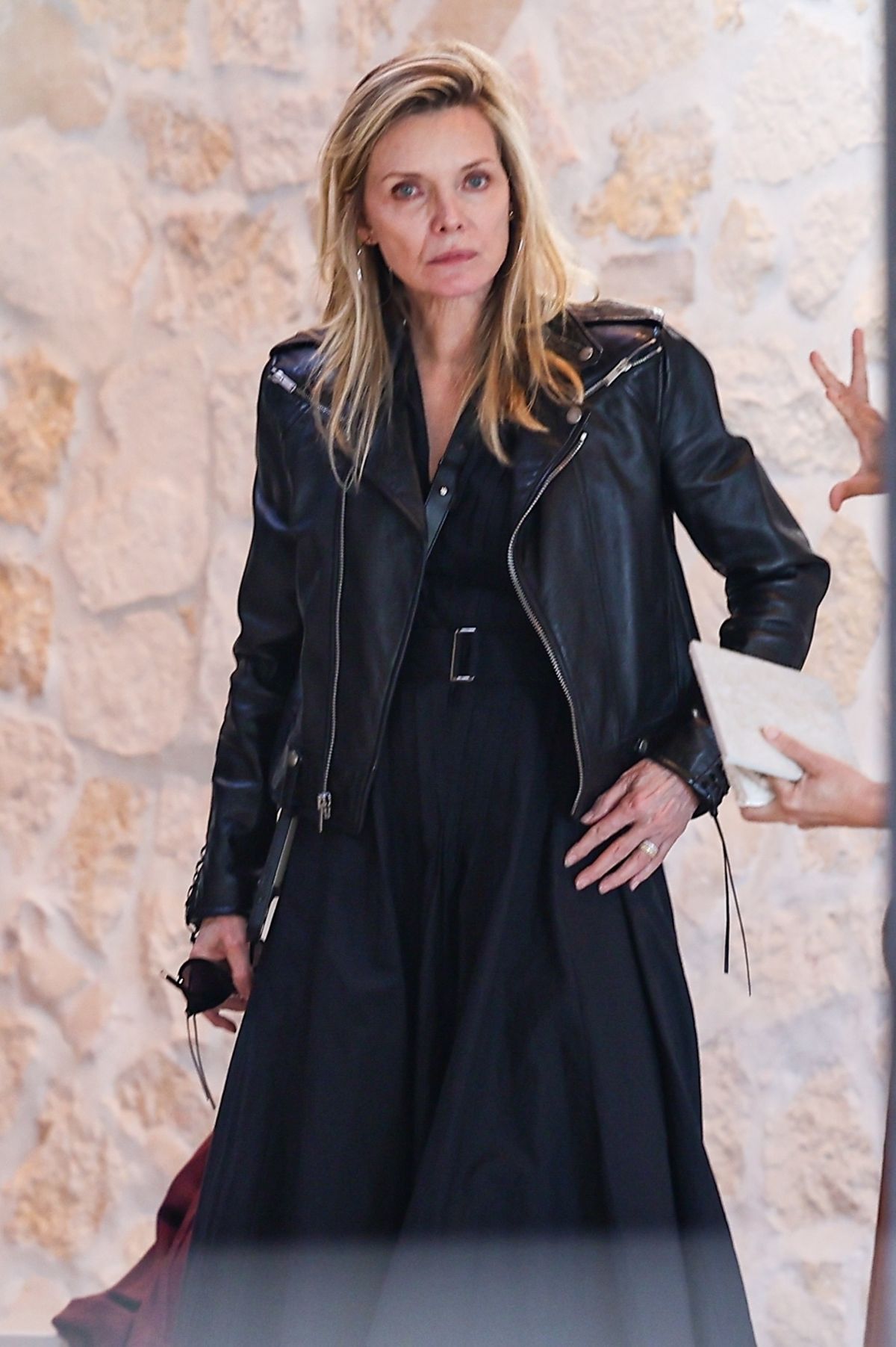 Michelle Pfeiffer at Construction Site of New Eco-home Store in Los Angeles