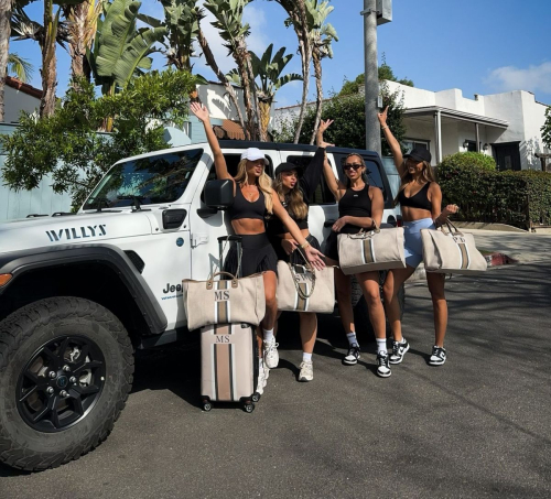 Molly Smith and Friends Show Off Personalized Luggage by Lily and Bean