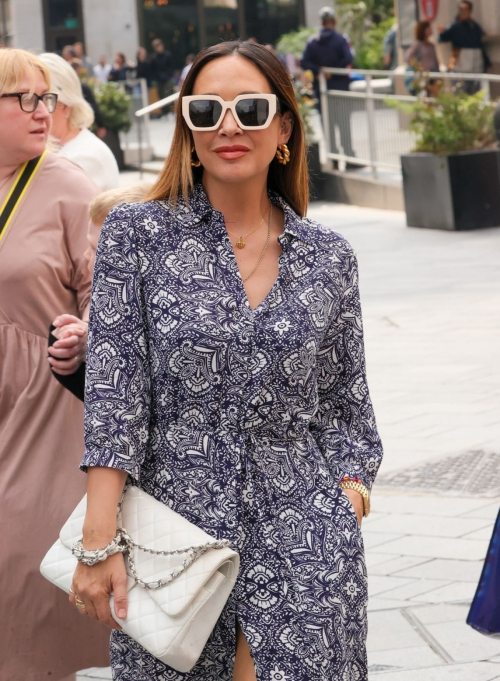 Myleene Klass Leaves Smooth Radio in London 2