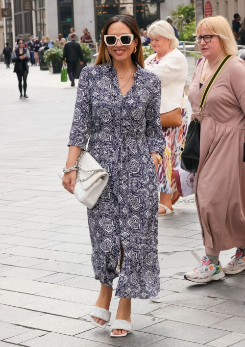 Myleene Klass Leaves Smooth Radio in London 3