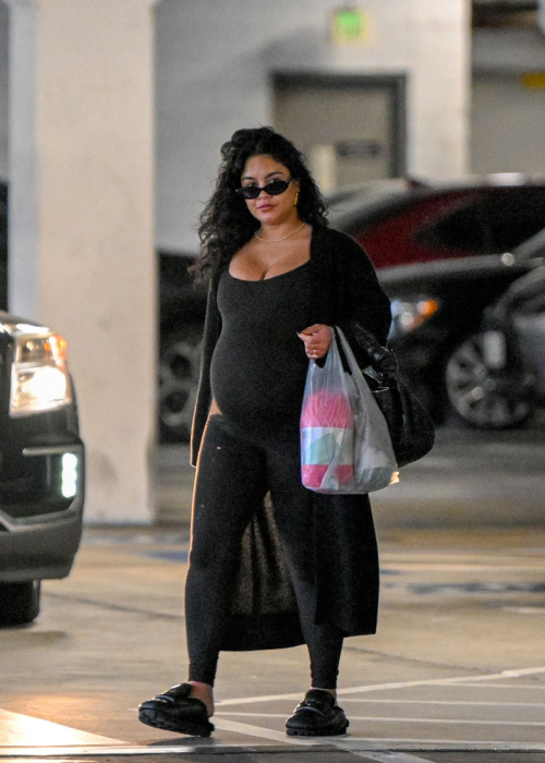 Pregnant Vanessa Hudgens Shopping at Art Supply Store in Los Angeles 1