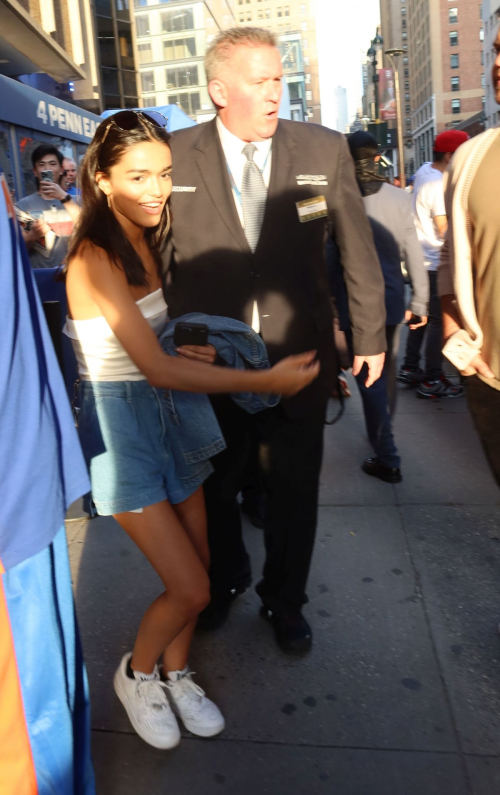 Rachel Zegler Arrives at Eastern Conference Semifinals Game 2 at Madison Square Garden 2