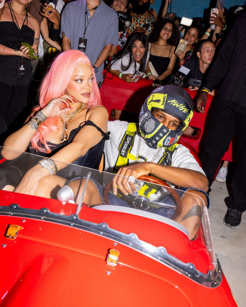 Rihanna at A$AP Rocky X Puma Pop-up Shop at Miami Race Weekend 5