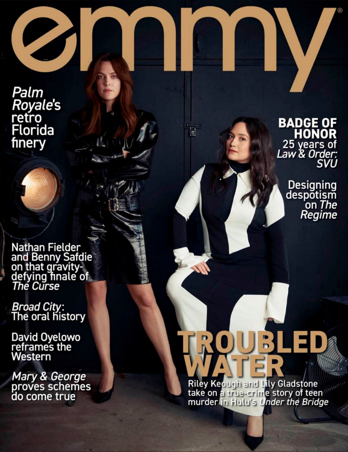 Riley Keough and Lily Gladstone in Emmy Magazine Issue 6 2024