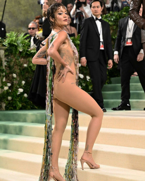 Rita Ora at Met Gala Celebrating Sleeping Beauties in New York 1