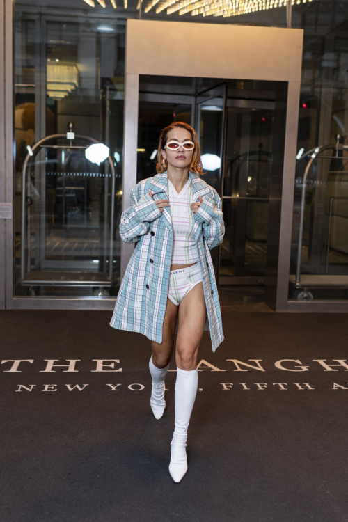 Rita Ora Leaves Hotel for Met Gala Fittings in New York 2