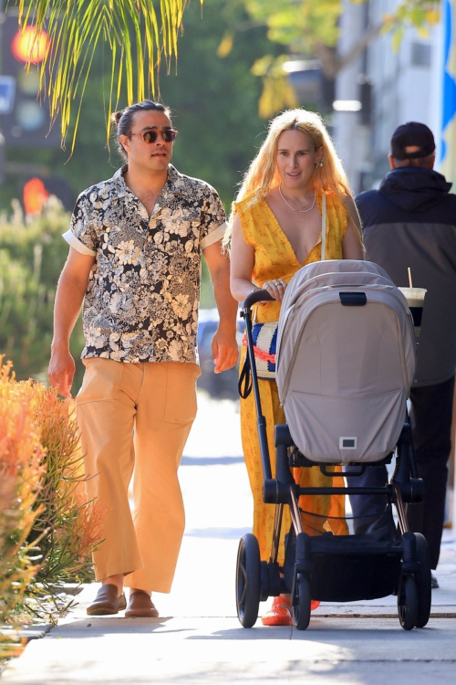 Rumer Willis and Derek Richard Thomas Out with Baby in Los Angeles 3