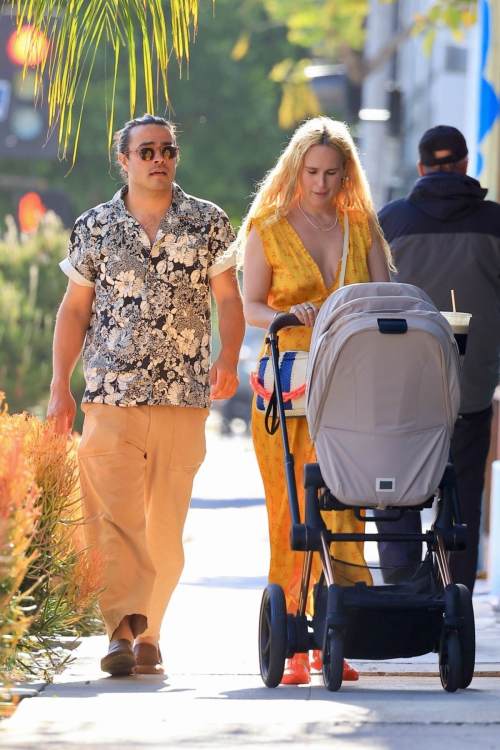 Rumer Willis and Derek Richard Thomas Out with Baby in Los Angeles 6