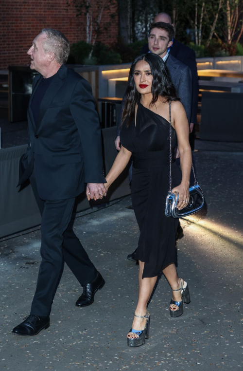 Salma Hayek at Gucci Cruise 2025 Fashion Show at Tate Modern in London