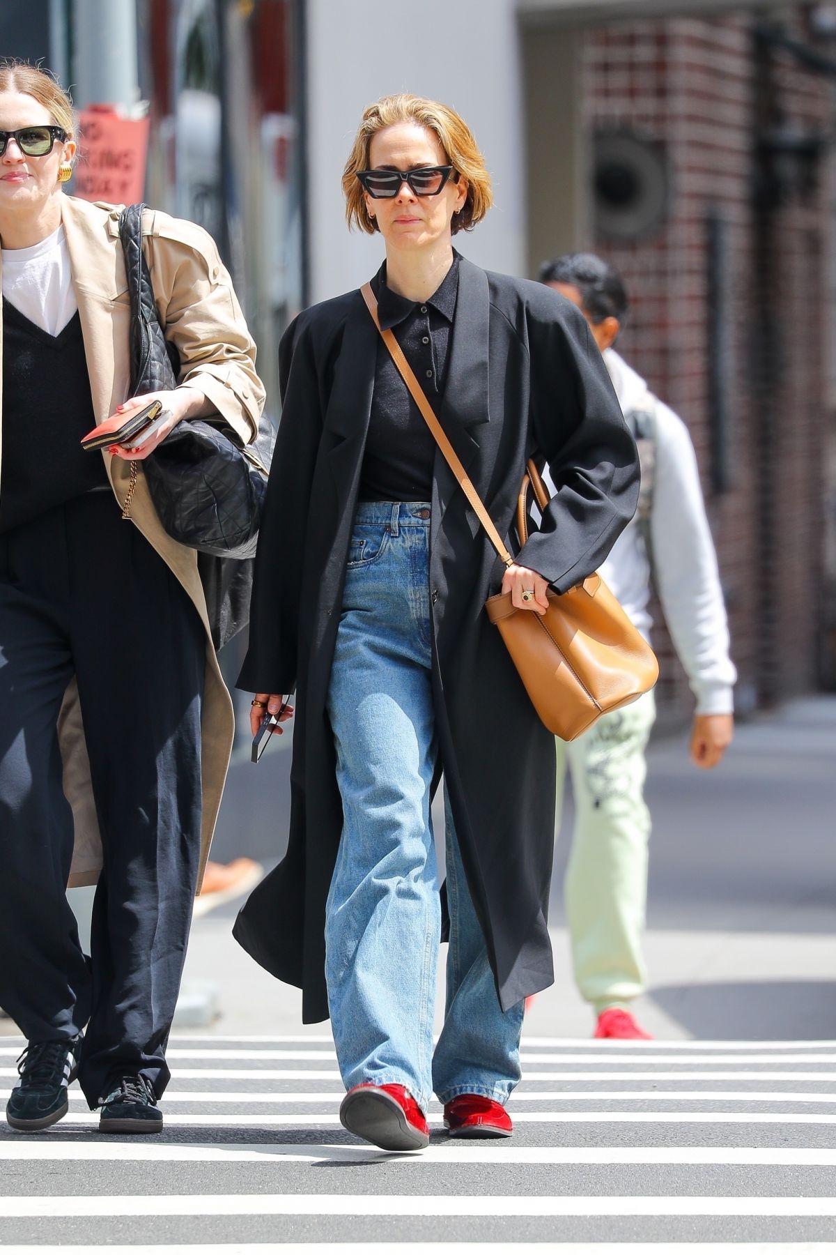 Sarah Paulson at Mark Hotel for Met Gala Fitting in New York