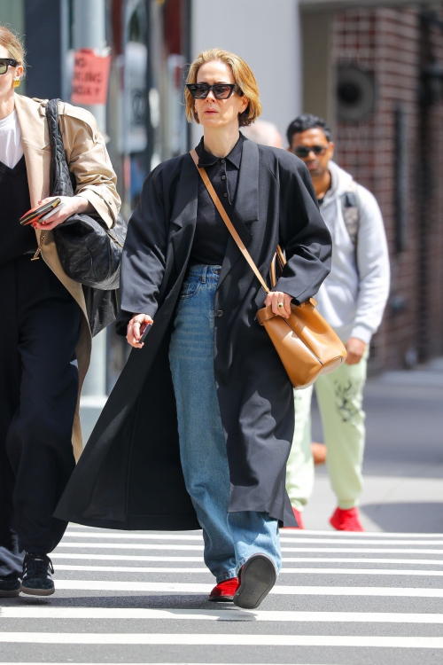 Sarah Paulson at Mark Hotel for Met Gala Fitting in New York 4