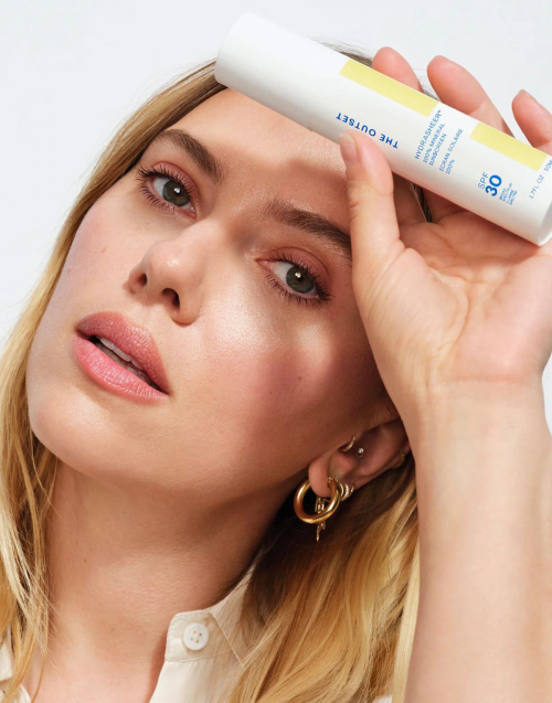 Scarlett Johansson for SPF Cream Campaign 2024