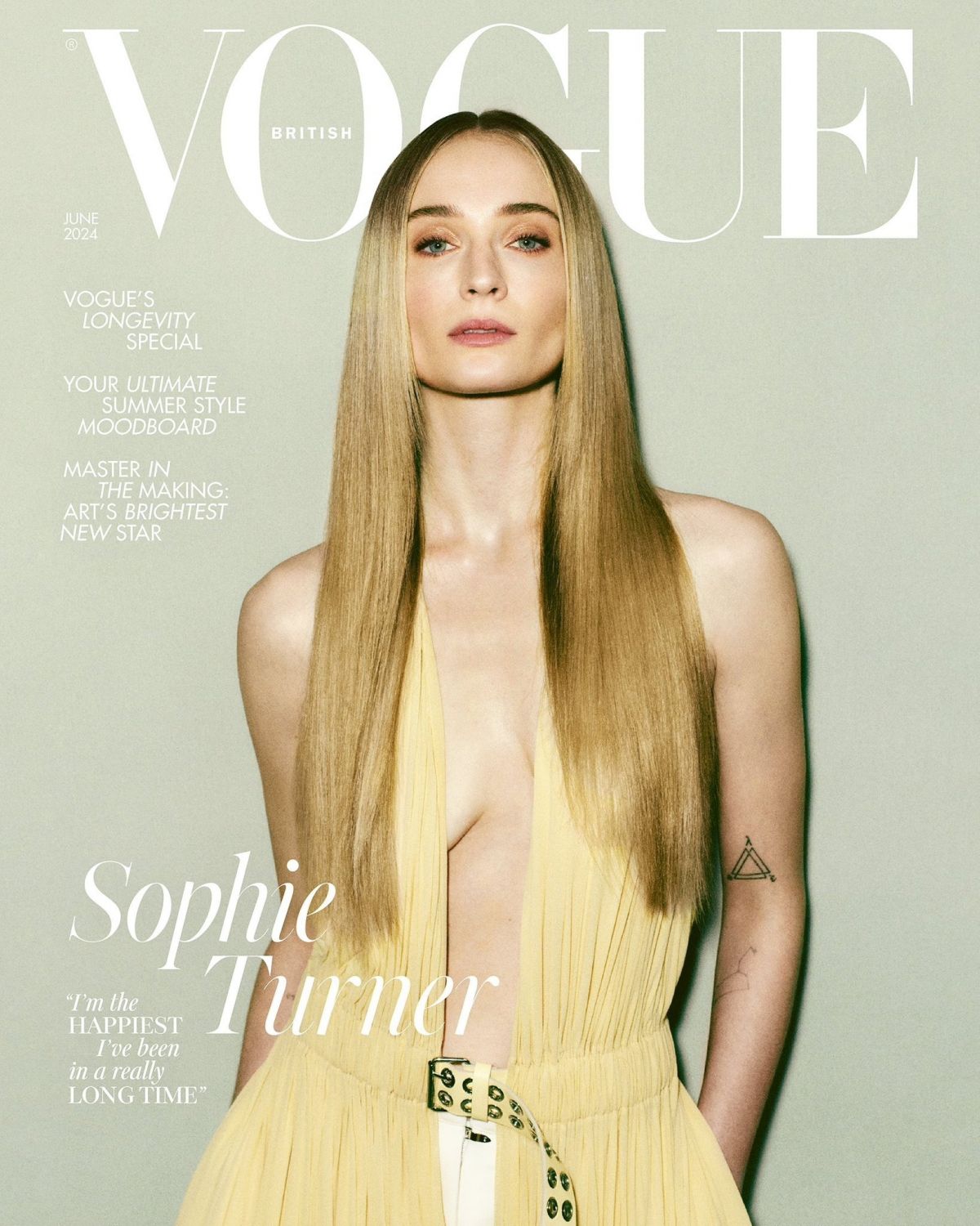 Sophie Turner for British Vogue, June 2024