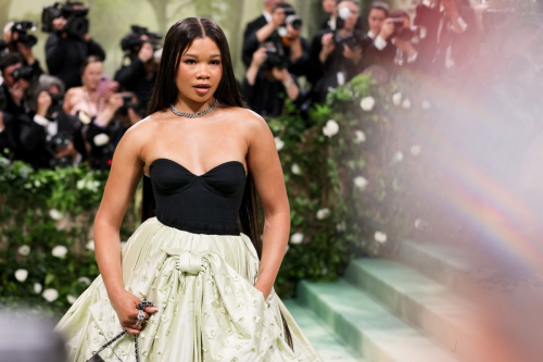 Storm Reid at Met Gala Sleeping Beauties Celebration in New York 2