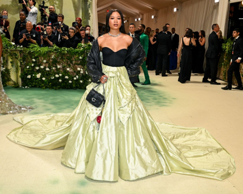 Storm Reid at Met Gala Sleeping Beauties Celebration in New York 3