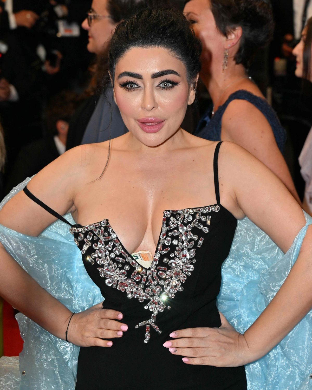 Tarina Patel at The Shrouds Premiere at 77th Cannes Film Festival