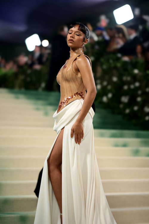 Taylor Russell at Met Gala Celebrating Sleeping Beauties in New York 6