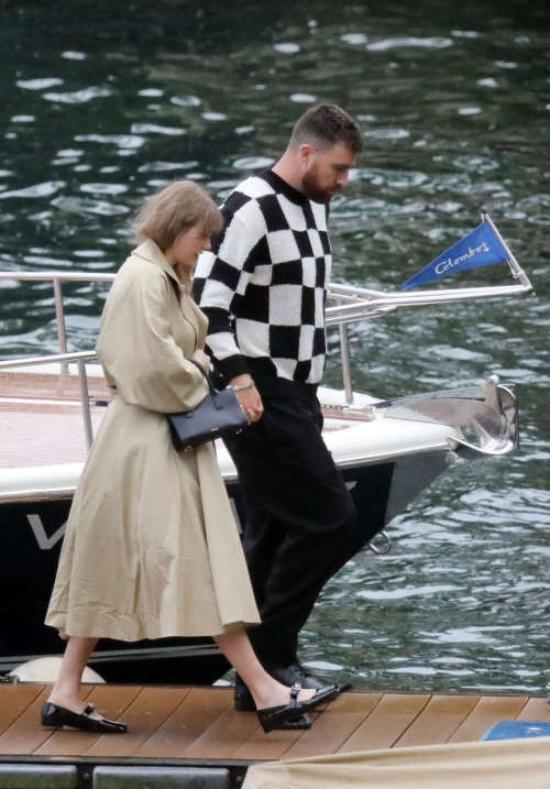 Taylor Swift and Travis Kelce Out on Lake Como in Italy