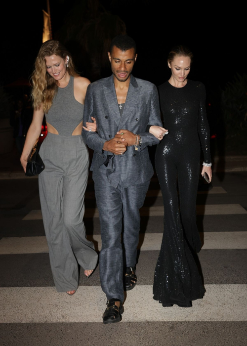 Toni Garrn and Candice Swanepoel Night Out in Cannes 4