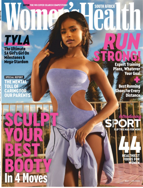 Tyla in Women’s Health South Africa May/June 2024