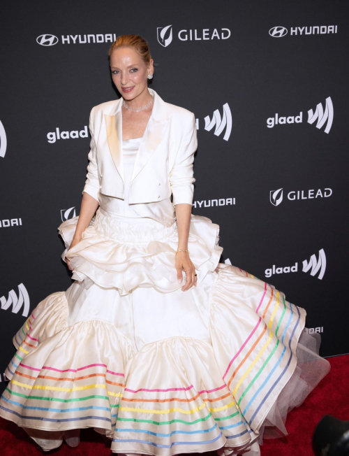 Uma Thurman 35th Annual GLAAD Media Awards New York 1