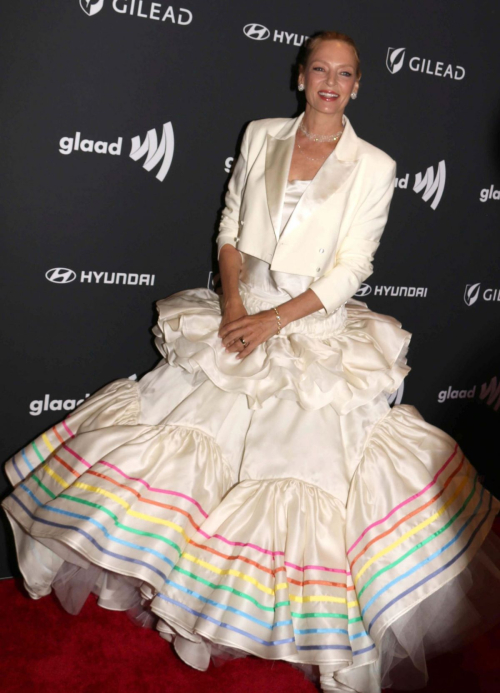 Uma Thurman 35th Annual GLAAD Media Awards New York 3