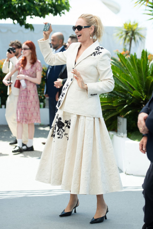 Uma Thurman at Oh Canada Photocall at 77th Cannes Film Festival 5