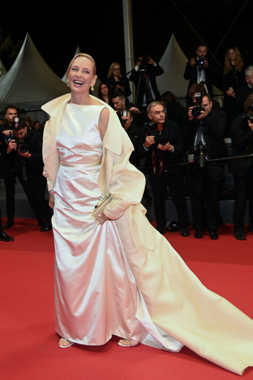 Uma Thurman at Oh Canada Premiere at 77th Cannes Film Festival