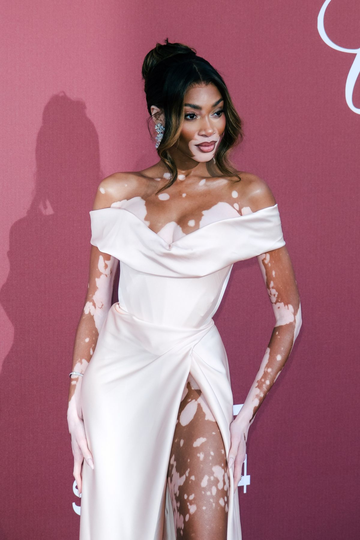 Winnie Harlow at amfAR Gala at 77th Cannes Film Festival