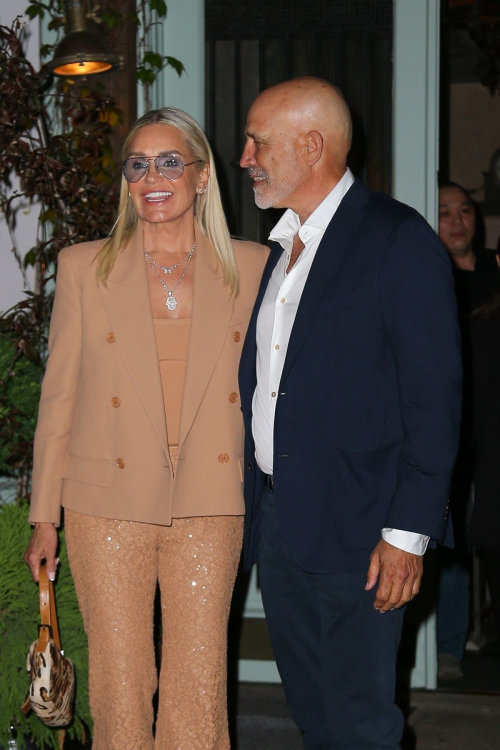 Yolanda Hadid and Joseph Jingoli Leaving Bella Hadid’s Orabella Launch in New York