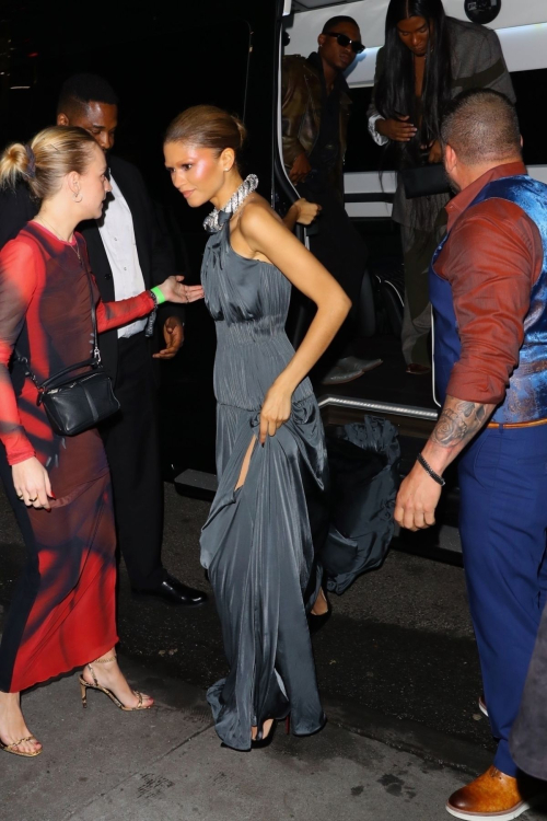 Zendaya Arrives at Loewe Met Gala Afterparty in New York 1