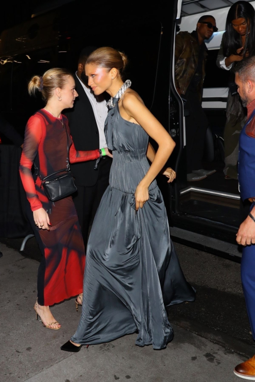 Zendaya Arrives at Loewe Met Gala Afterparty in New York 4