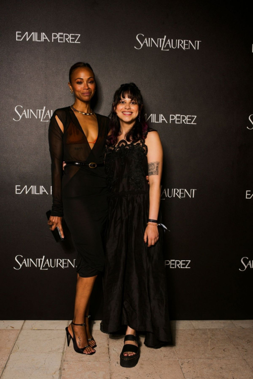 Zoe Saldana at Emilia Perez Party at JW Marriott in Cannes 2