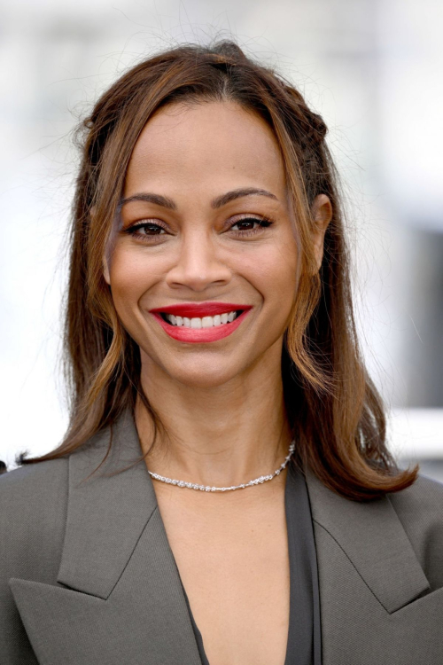 Zoe Saldana at Emilia Perez Photocall at Cannes Film Festival 1