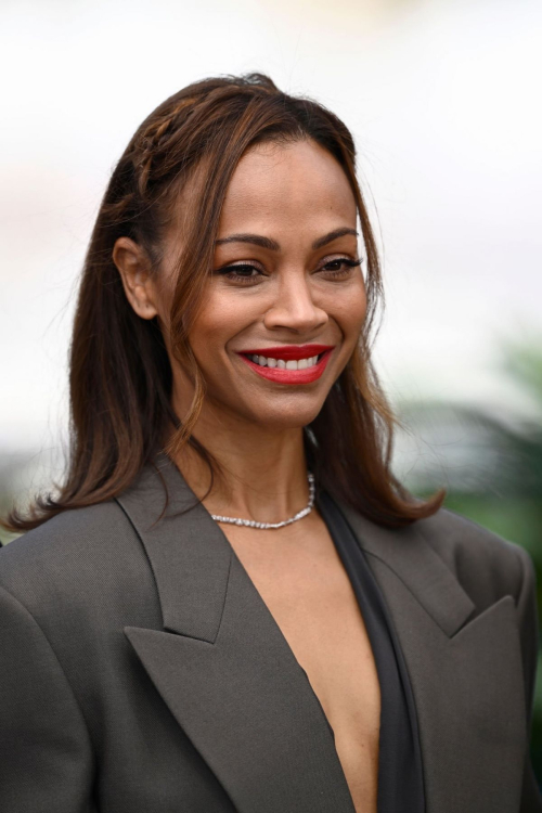 Zoe Saldana at Emilia Perez Photocall at Cannes Film Festival 5