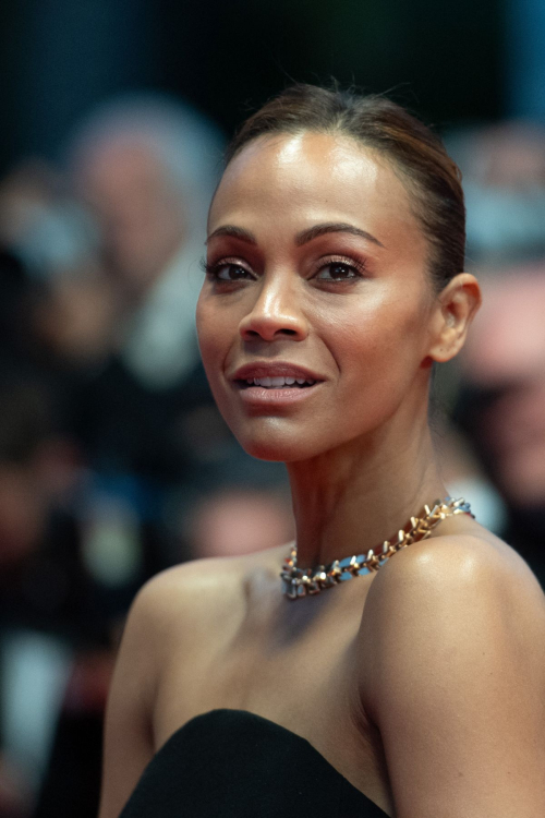 Zoe Saldana at Emilia Perez Premiere at 77th Annual Cannes Film Festival 5