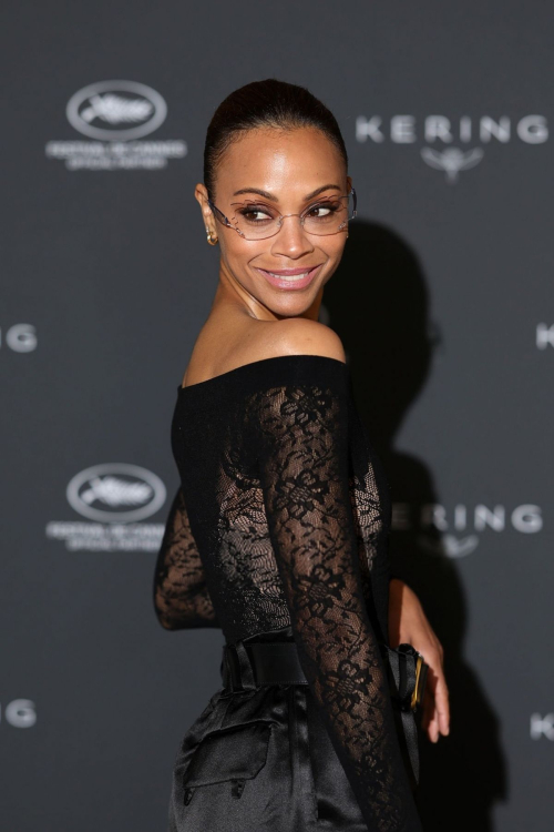 Zoe Saldana at Kerning Women in Motion Photocall in Cannes 1