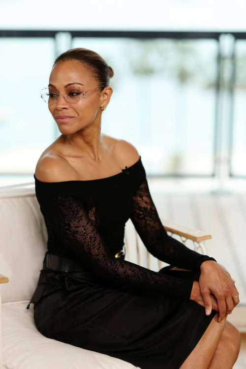 Zoe Saldana at Kerning Women in Motion Photocall in Cannes 4