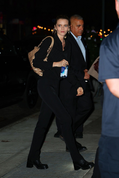 Abbey Lee Kershaw Arrives at The Horizon An American Saga Screening at 92Y in New York