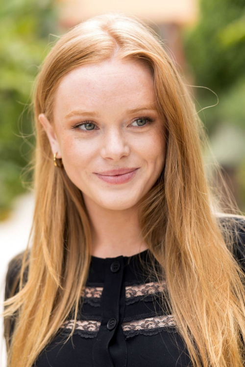 Abigail Cowen at a Photocall at Filming Italy in Santa Margherita di Pula 1