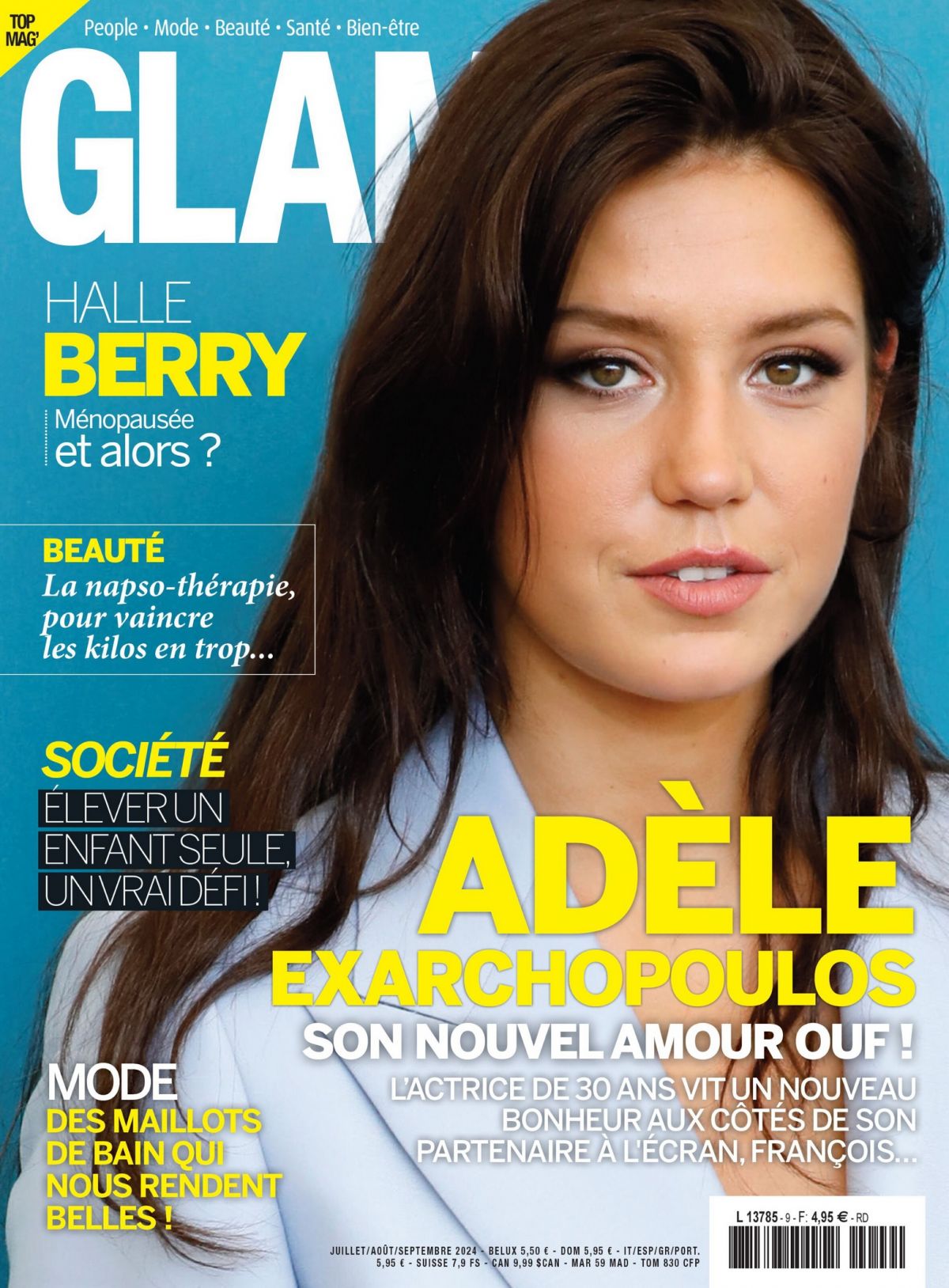 Adele Exarchopoulos in Glam Magazine July September 2024