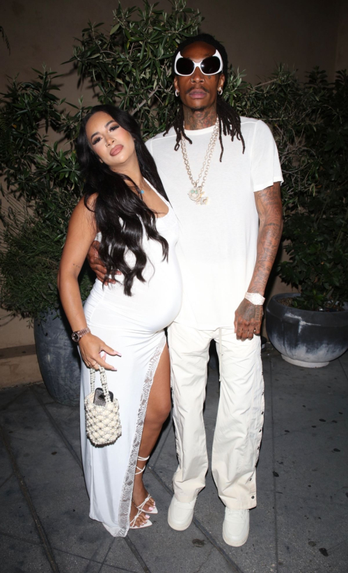 Aimee Aguilar and Wiz Khalifa at Le Fleur Room in West Hollywood 1