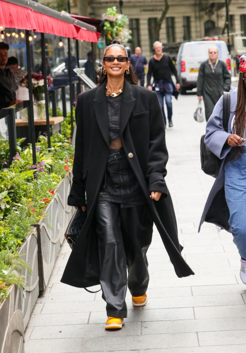 Alesha Dixon Arrives at Global Offices in London 5