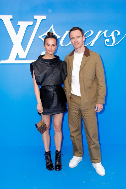 Alicia Vikander at Louis Vuitton Fashion Show in Paris