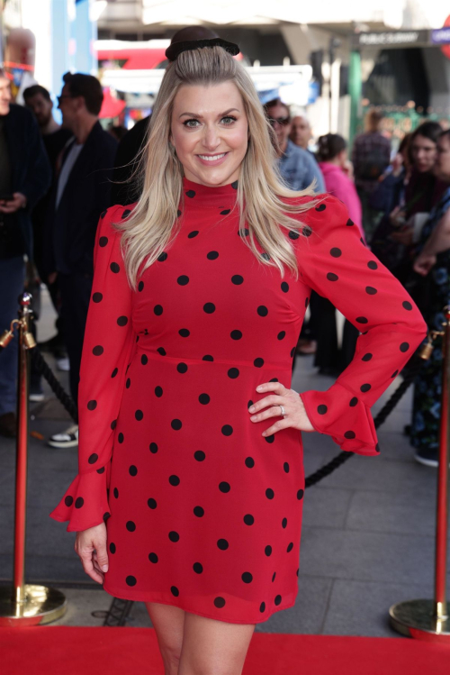 Anna Williamson Arrives at Gala Night for Sister Act The Musical Dominion Theatre London 3