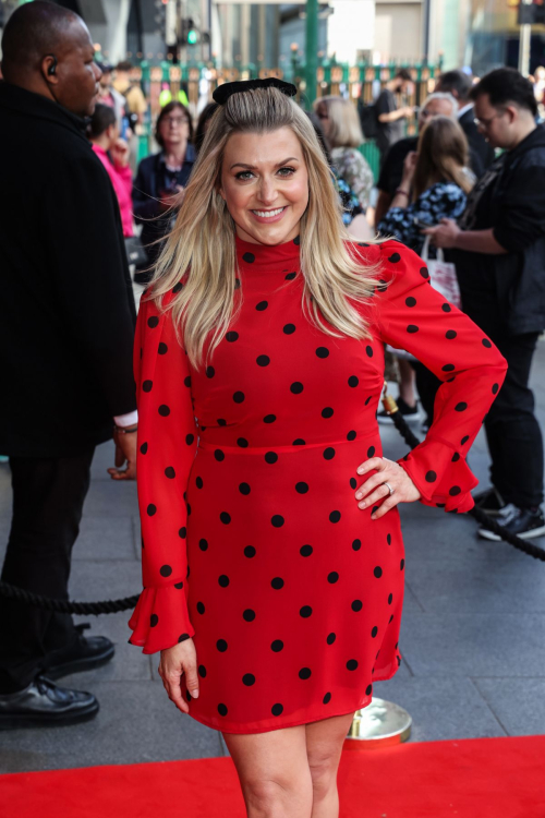 Anna Williamson Arrives at Gala Night for Sister Act The Musical Dominion Theatre London 5